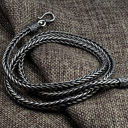 Fenrir's Binding Gleipnir 925 Sterling Silver Necklace
