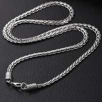 Fenrir's Binding Gleipnir 925 Sterling Silver Necklace