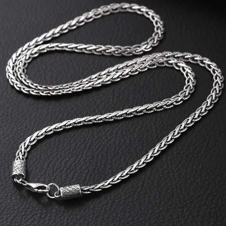 Fenrir's Binding Gleipnir 925 Sterling Silver Necklace