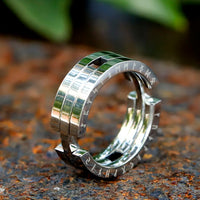 Fidget Viking Rune Ring Stainless Steel Ring