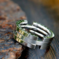 Fidget Viking Rune Ring Stainless Steel Ring