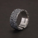 Fire and Ice of Ginnungagap Adjustable Ring in 925 Sterling Silver