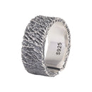 Fire and Ice of Ginnungagap Adjustable Ring in 925 Sterling Silver