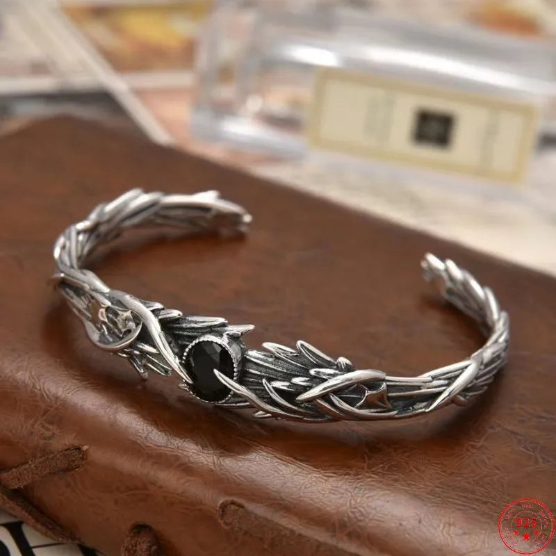 Flight of the Raven 925 Sterling Silver Arm Ring
