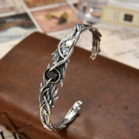 Flight of the Raven 925 Sterling Silver Arm Ring