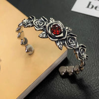 Flowers From The Garden of Freyja 925 Sterling Silver Ring and Bracelet