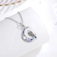 Flying Raven 925 Sterling Silver Necklace