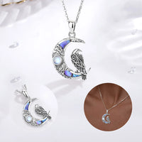 Flying Raven 925 Sterling Silver Necklace
