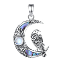 Flying Raven 925 Sterling Silver Necklace
