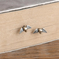 Flying Skulls of Hel 925 Sterling Silver Earrings