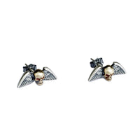 Flying Skulls of Hel 925 Sterling Silver Earrings
