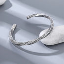 Bracelet en argent sterling 925 Freyr, le Seigneur de l'Abondance