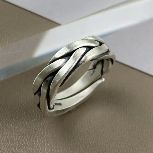 Frigg's Knot 999 Silver Ring