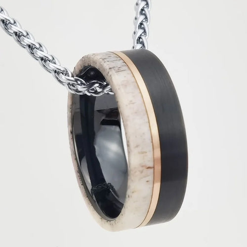 Frigg's Prize Deer's Antler Tungsten Ring