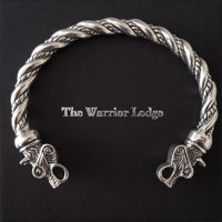 Odin Wolves Geri and Freki 925 Sterling Silver Bracelet