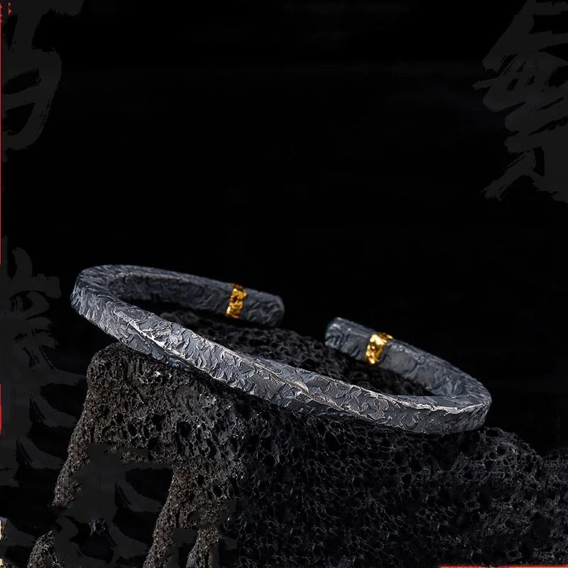 Ginnungagap Fire and Ice Steel Bracelet