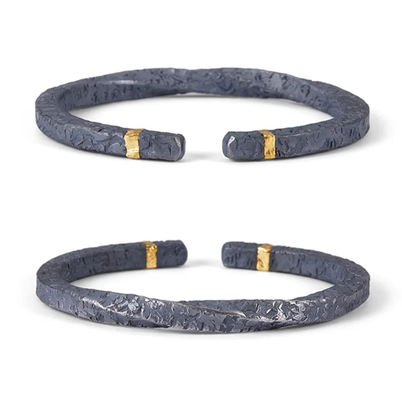 Ginnungagap Fire and Ice Steel Bracelet