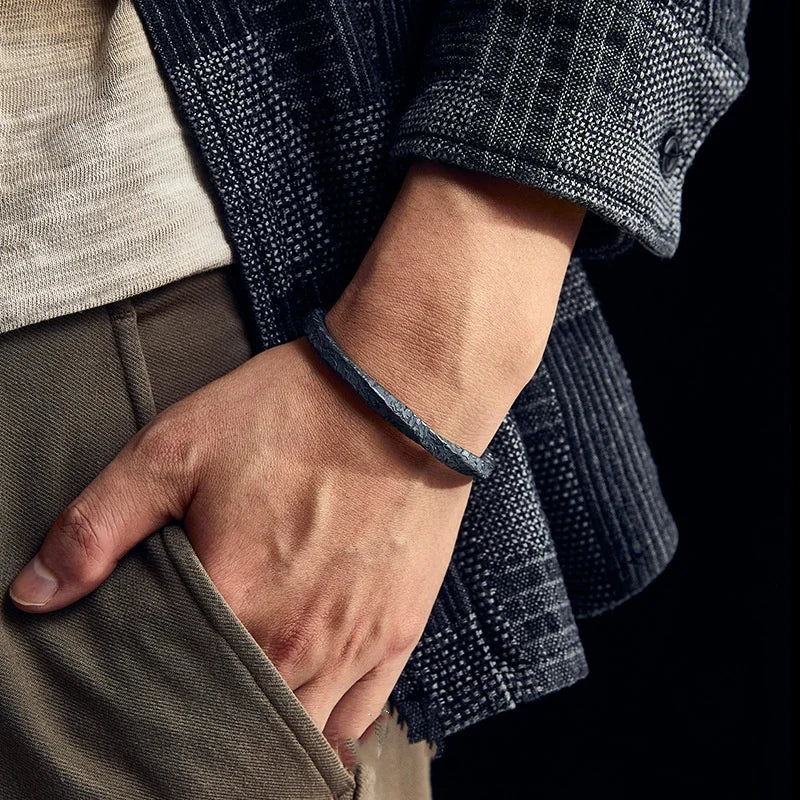 Ginnungagap Fire and Ice Steel Bracelet