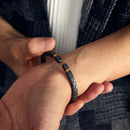 Ginnungagap Fire and Ice Steel Bracelet
