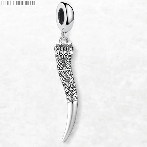 Gjallarhorn Rune the Horn of Heimdall 925 Sterling Silver Necklace