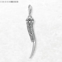 Gjallarhorn Rune the Horn of Heimdall 925 Sterling Silver Necklace
