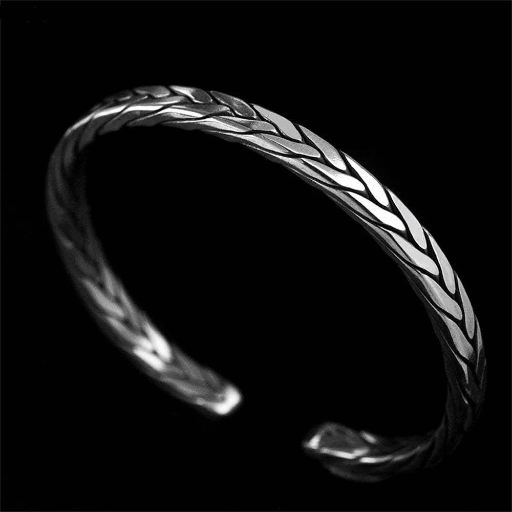 Gleipnir Arm Ring 925 Sterling Silver Bangle