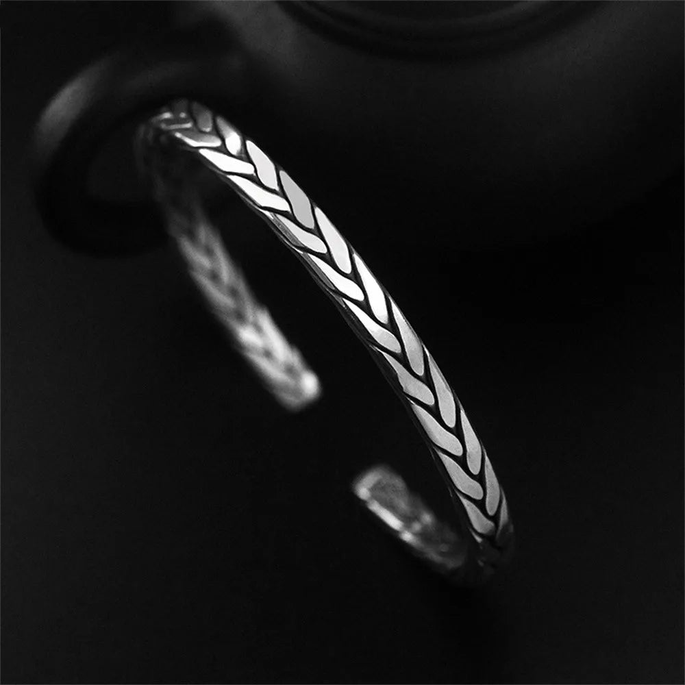 Gleipnir Arm Ring 925 Sterling Silver Bangle
