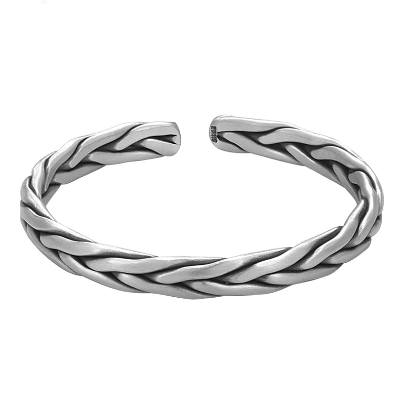 Gleipnir Arm Ring 999 Sterling Silver Bangle