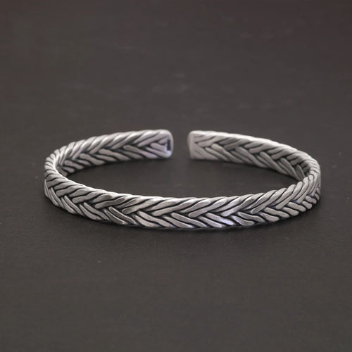 Gleipnir Arm Ring 999 Fine Silver Bangle