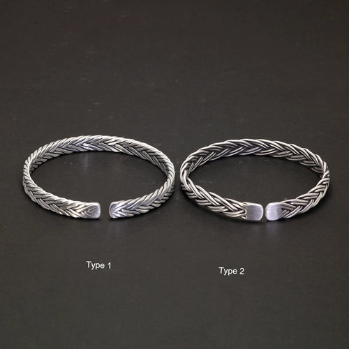 Gleipnir Arm Ring 999 Fine Silver Bangle