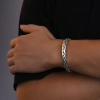 Gleipnir Arm Ring 999 Sterling Silver Bangle