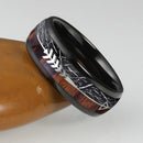 God of the Hunt Ullr Black Tungsten Wedding Ring