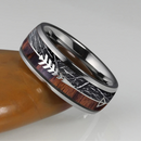 God of the Hunt Ullr Black Tungsten Wedding Ring