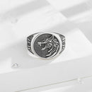 Great Wolf Fenrir 925 Sterling Silver Adjustable Ring
