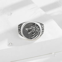 Great Wolf Fenrir 925 Sterling Silver Adjustable Ring