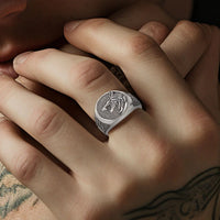 Great Wolf Fenrir 925 Sterling Silver Adjustable Ring