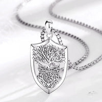 Guardians of Yggdrasil Necklace in 925 Sterling Silver