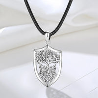 Guardians of Yggdrasil Necklace in 925 Sterling Silver