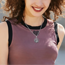 Guardians of Yggdrasil Necklace in Silver Plated Copper