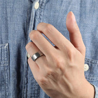 Norse Winter Titanium Ring