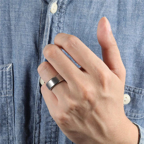 Norse Winter Titanium Ring