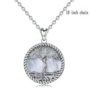 Yggdrasil on Spring, The Tree of Life Necklace 925 Silver