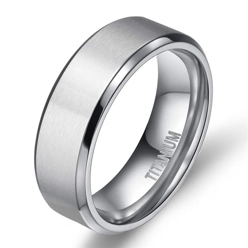 Norse Winter Titanium Ring