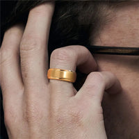Frigg's Gold Plated Tungsten Carbide Wedding Band