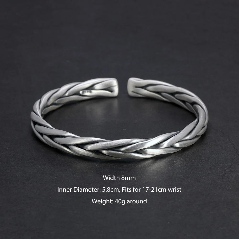 Gleipnir Arm Ring 925 Sterling Silver Bangle