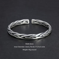 Gleipnir Arm Ring 925 Sterling Silver Bangle