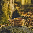 Traditional Norse Wood Carved Mug
