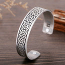 Yggdrasil, the Tree of Life with Norse Knots, Bracelet in 316L Stainless Steel