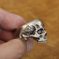 Bound to Hel Cupronickel Skull Ring