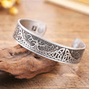 Yggdrasil, the Tree of Life with Norse Knots, Bracelet in 316L Stainless Steel